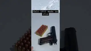 Firing iconic Colt 1911 circa 1914, #shorts #colt1911 #asmr