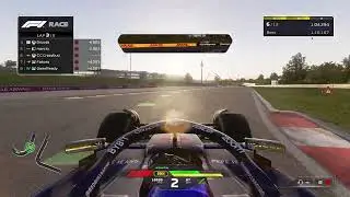 F1 24 stuck behind slow player