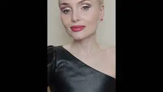 Серьги Цветы одуванчика с красными камнями Swarovski