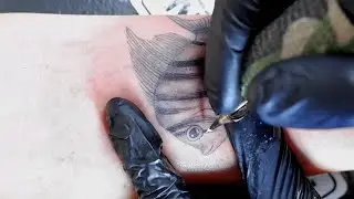 Fish Oriental Brush Tattoo | Time Lapse | Real Time