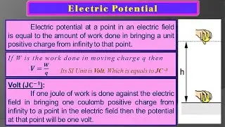 Electric Potential & Potential Difference