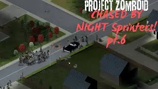 CHASED by a horde in Project Zomboid!