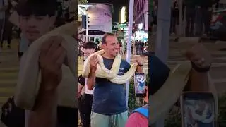 Strange Man Became A Monster and Create Havoc on the Street 