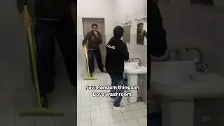 Random thing in boys washroom #funny #memes #boys #funnyshorts #trendingshorts