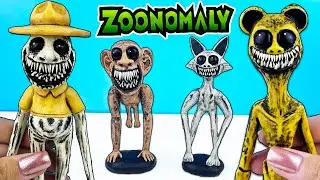 Making Zoonomaly - game characters with clay