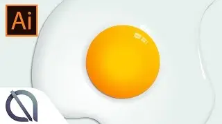 How to draw egg illustration only vector - Tutorial - Illustrator