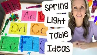 Spring Light Table Ideas for Preschool, Pre-k, and Kindergarten