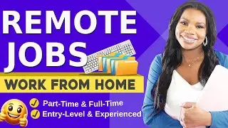 5 Work From Home Jobs | Part-Time & Full-Time Opportunities | Remote WFH Jobs 2025