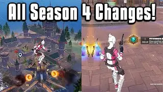 Everything *NEW* In Fortnite Season 4! - Battle Pass, Map, Weapons, & More!