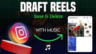 Instagram Draft Video Ko Gallery Me Kaise Save Kare || Instagram Draft Video Kaise Delete Kare