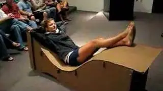 Cardboard Sitting Device '07: Emily