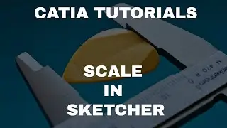 Using the Scale Command in Sketcher in CATIA |  A Guide to Resizing Sketches in CATIA | EXPLAIN CAD