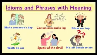 English idioms and phrasal verbs | Phrasal verbs and idioms in english | English words book