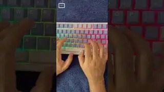 Royal Kludge M75 Mechanical Keyboard Sound Test #shorts