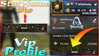 Animated Bio with pop-up 🌟 Names PUBG MOBILE | How to Type Star name on bio in Pubg mobile | Voltaik
