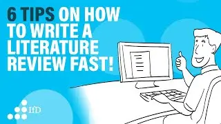 How to write a literature review fast I write a lit review fast!