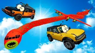 НАШЛИ САМЫЙ ДЛИННЫЙ САМОЛЁТ ПОЖИРАТЕЛЬ В МИРЕ! Как его посадить? Гоша и Чич.