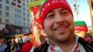 Масленица 2020, Москва  Манежная  Представление от республики Болгарии