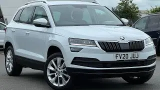 FV20JUJ Skoda Karoq 1.5TSI SE L Moon White Metallic