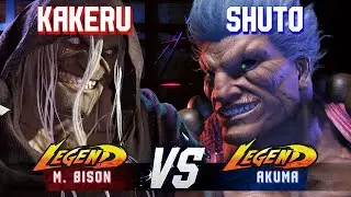 SF6 ▰ KAKERU (M.Bison) vs SHUTO (Akuma) ▰ High Level Gameplay