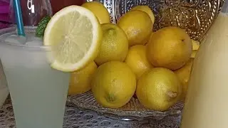 طريقة عمل مركز الليمون الحامض حلو والمالح@eamalcham