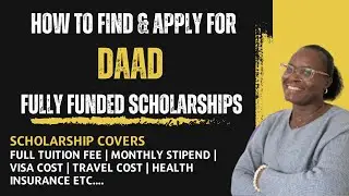 How to Find & Apply for DAAD Scholarships to Study in Germany for FREE—NO BLOCK ACCOUNT NEEDED!!!