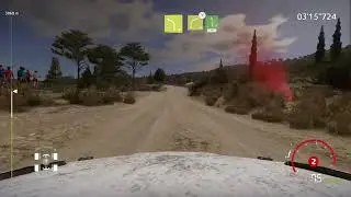 WRC Campain Driving Fast In The Rain