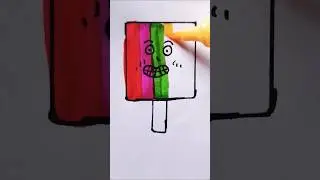Embarrassed rainbow ice cream 🌈🍦 #satisfying #art #viralvideo