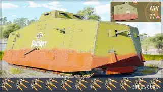 German WW1 Tank in War Thunder!!!