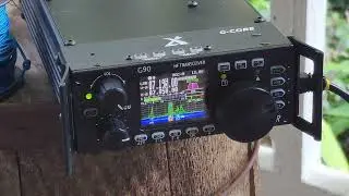W4OVT Running The Ten Tec Net on 7.195Khz Xiegu G90
