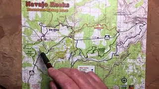 Navajo Rocks Tails Map Explained - Moab Mountain Biking