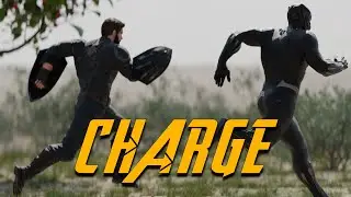 Captain America and Black Panther CHARGE! ~ Infinity War Blender Scene Recreation!