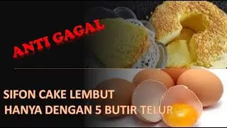 Membuat Sifon cake lembut hanya dengan 5 telur