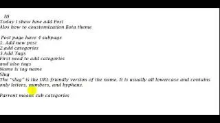 How to add Post in WordPress Web site with Simple Step