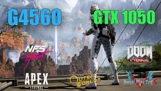 G4560 GTX 1050 in 2020 -  Apex Legends, Devil May Cry 5