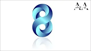 Corel Draw Beautiful Eight Design very easy way
