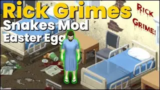 Project Zomboid - How To Get The Rick Grimes Start! Snakes Mod Easter Egg!