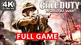 Call of Duty World At War Full Gameplay Walkthrough Longplay No Commentary 4K UHD #codworldatwar