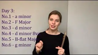 Flute Lesson: Advanced Level Scales 1