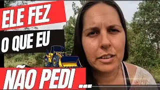 ESCAVADEIRA No Sitio,A casa estava enchendo De ÁGUA
