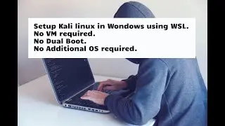 Installing Kali linux with GUI on windows 11 using WSL. NO VM, NO DUAL BOOT required. latest 2023
