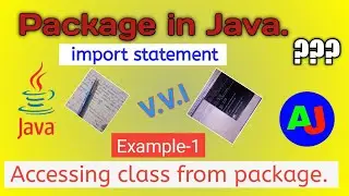 Accessing class from package using import statement | TechAndroJava Official