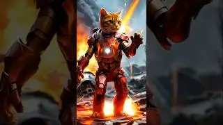 Iron Cat: The Purr-fect Avenger! 😺😺