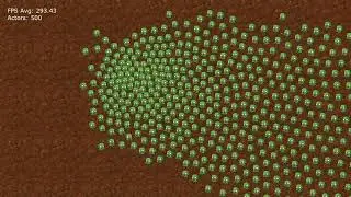 [GameMaker Studio 2] - 1000 Zombie Local Avoidance Test