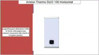 Ariston Thermo DUO 100 - Termo Eléctrico Vertical / Horizontal Fleck Duo100 Con Capacidad D