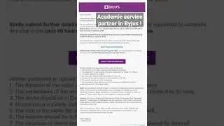 All 'bout Academic service partner in Byju's. #byjus #academicservicepartner #byjusworkfromhome