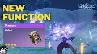 V1.2 New Function: Kamera (Camera) Gadget | Guide to obtain + use | Genshin Impact · 原神 |