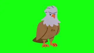 copyright free Cartoon Green Screen Animation Owls Walking  Running Green Video 