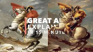 Art as Propaganda: Great Art Explained: Napoleon Crossing the Alps by Jacques-Louis David