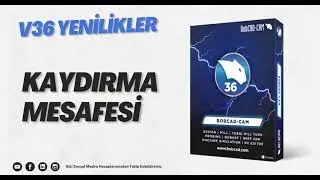 BobCAD-CAM V36 Yenilikleri - 8 - Kaydırma Mesafesi